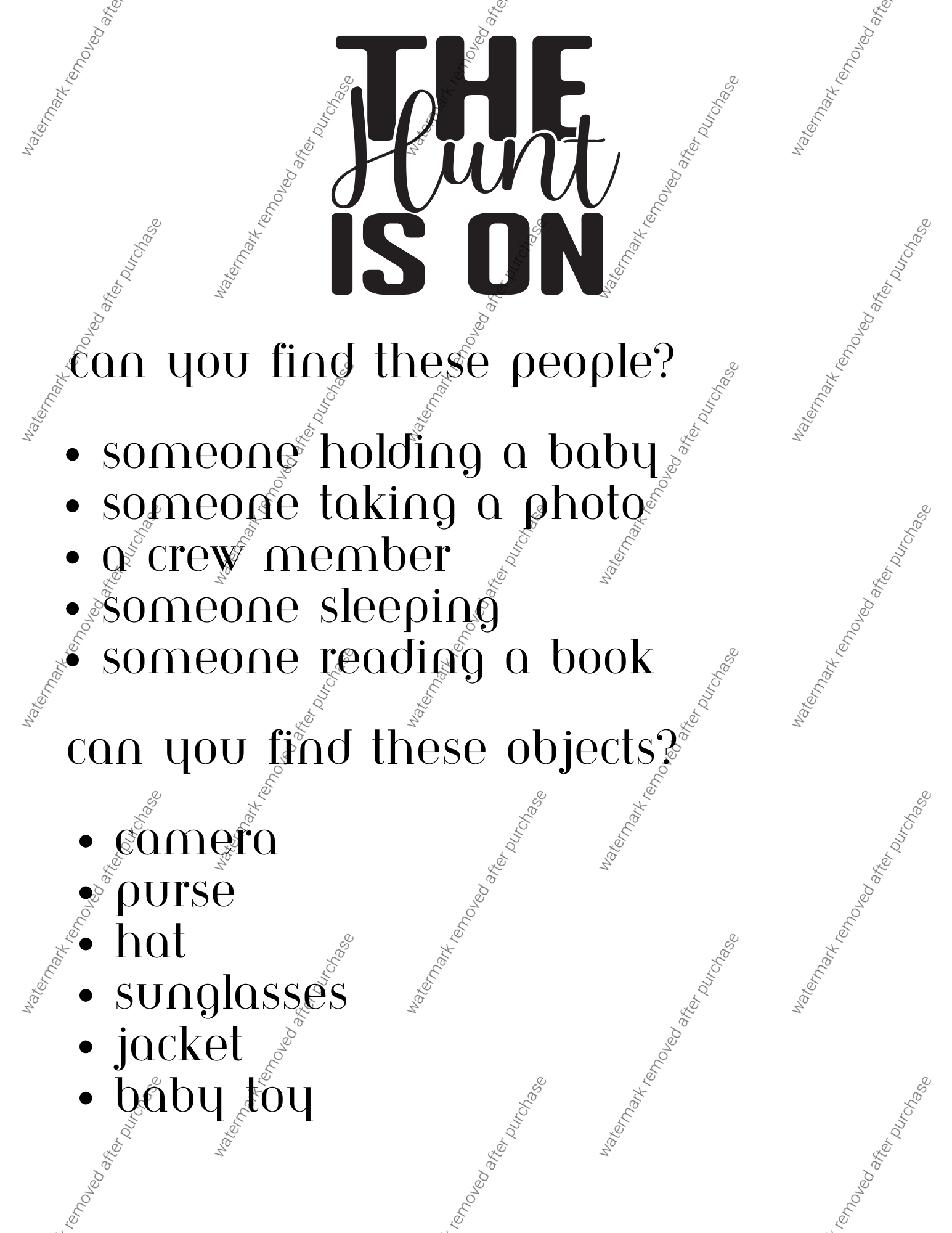 Printable Kids Travel Journal – Road Trip Activity Pages for Children