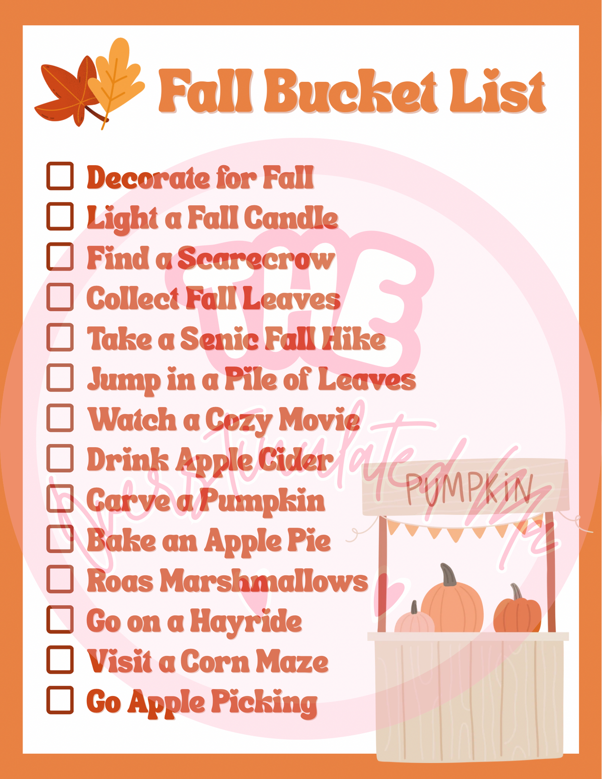 Fall activity sheets for kids