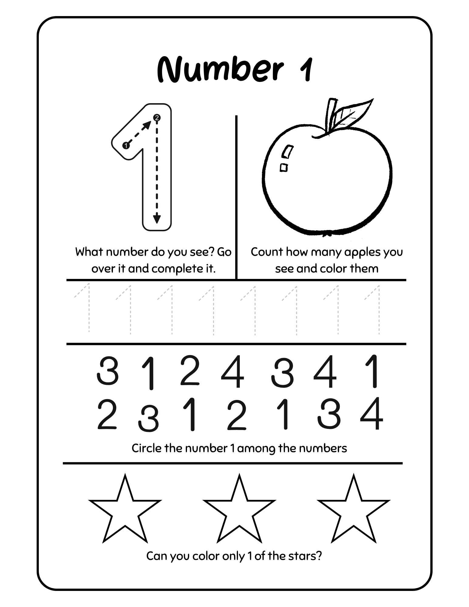 Kids Activity Worksheets
